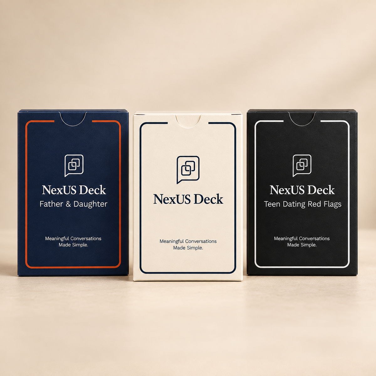 NexUS Complete Collection — All 3 Decks: Father & Daughter, NexUS Deck, and Teen Dating Red Flags