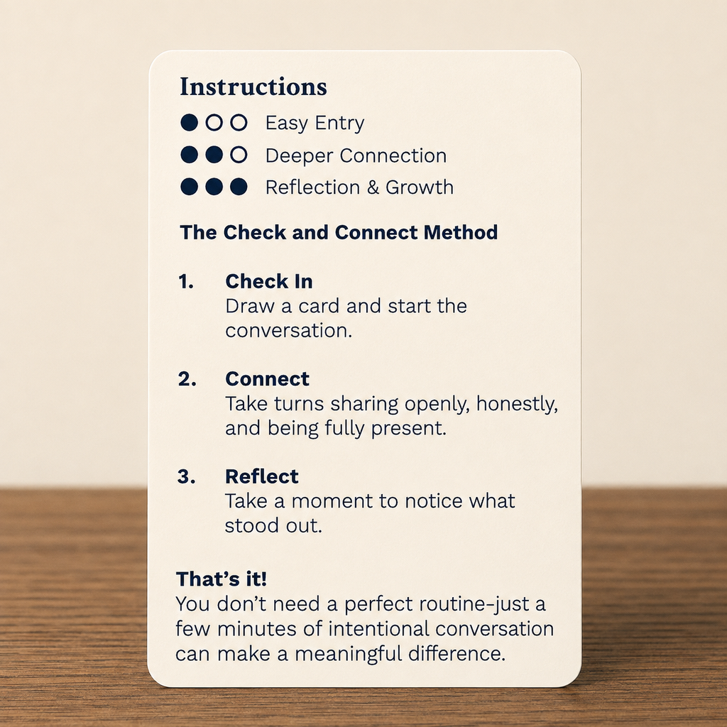 NexUS Deck Instructions Card